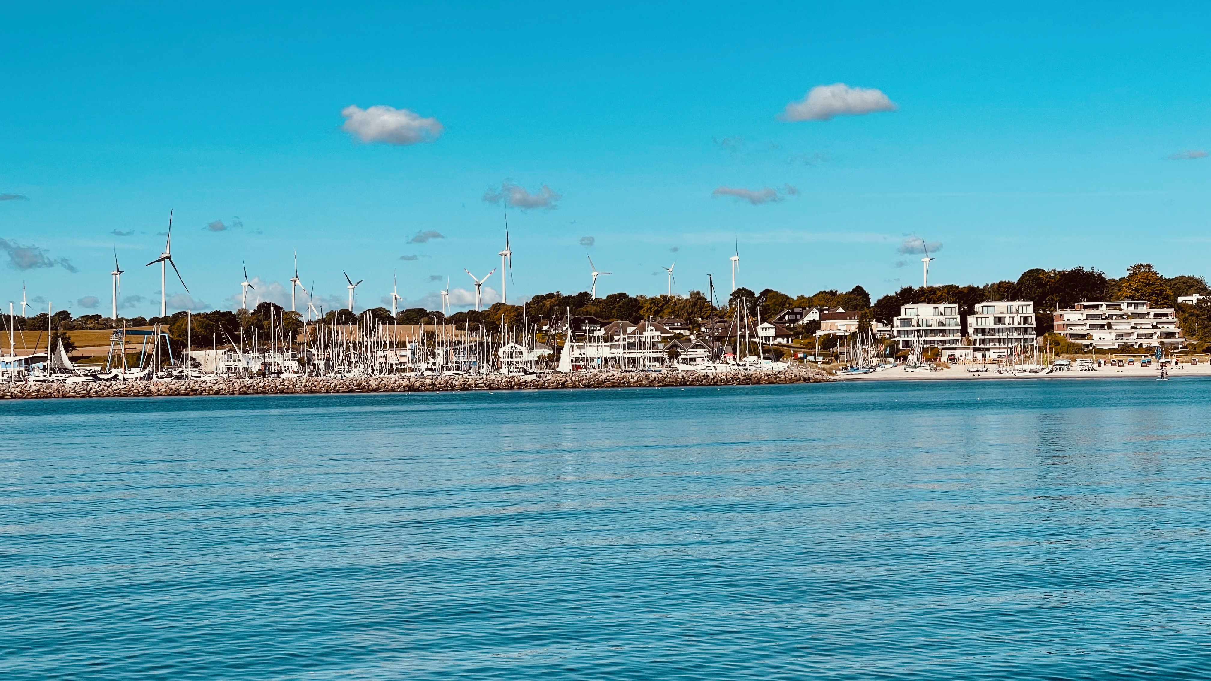 Grömitz von der See aus gesehen